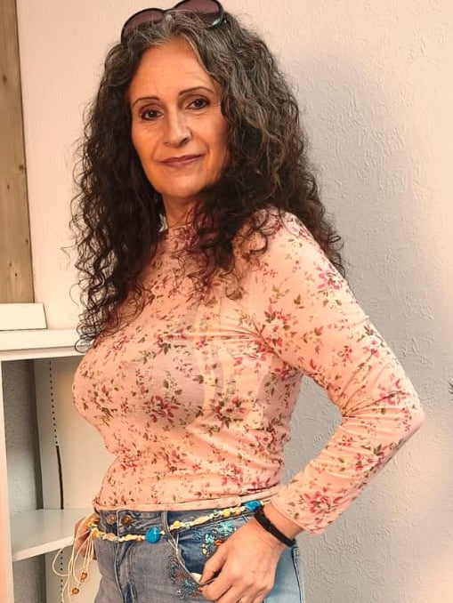 Langarm-Shirt Flowers